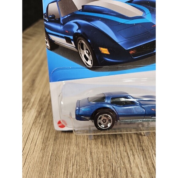 Hot Wheels Corvette Stingray HW Dream Garage Blue Diecast Toy Car 2024 - Picture 3 of 5